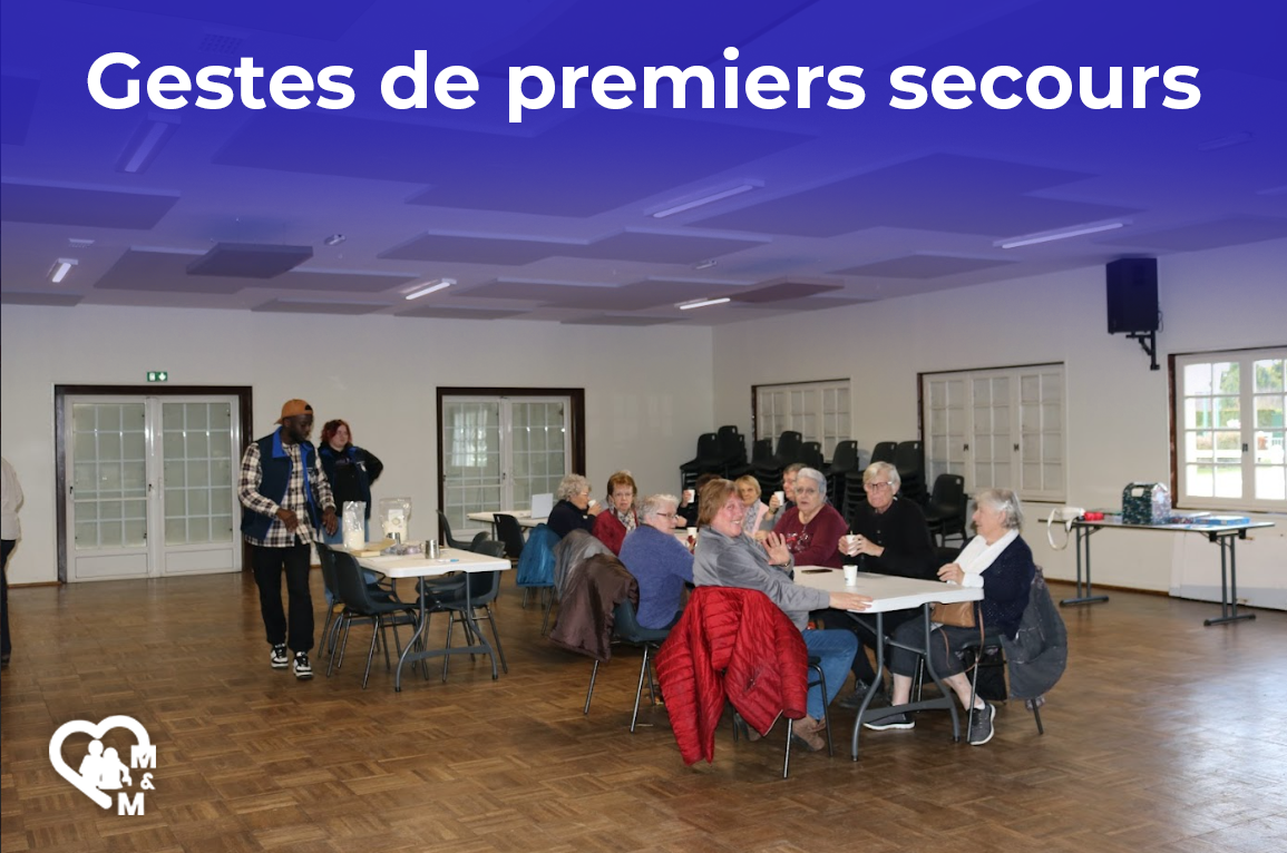 Nos seniors apprennent les gestes des premiers secours