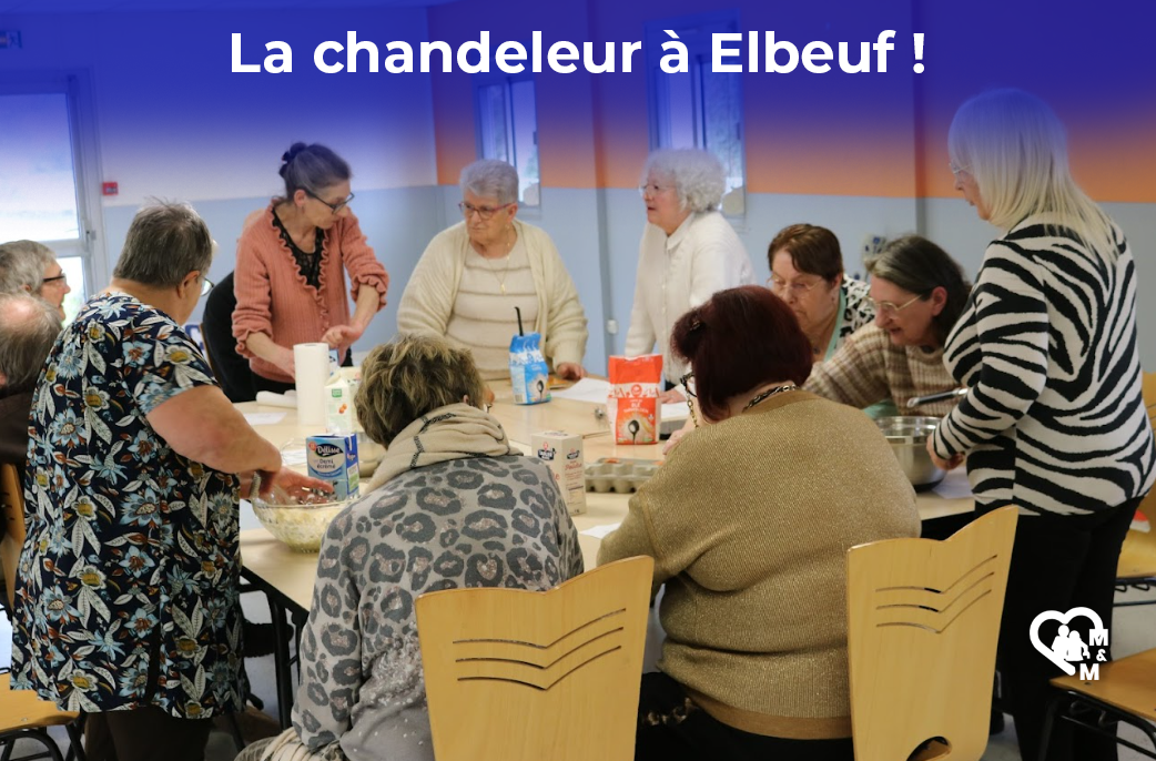 Chaud devant ! Atelier crêpes pour nos seniors d’Elbeuf !