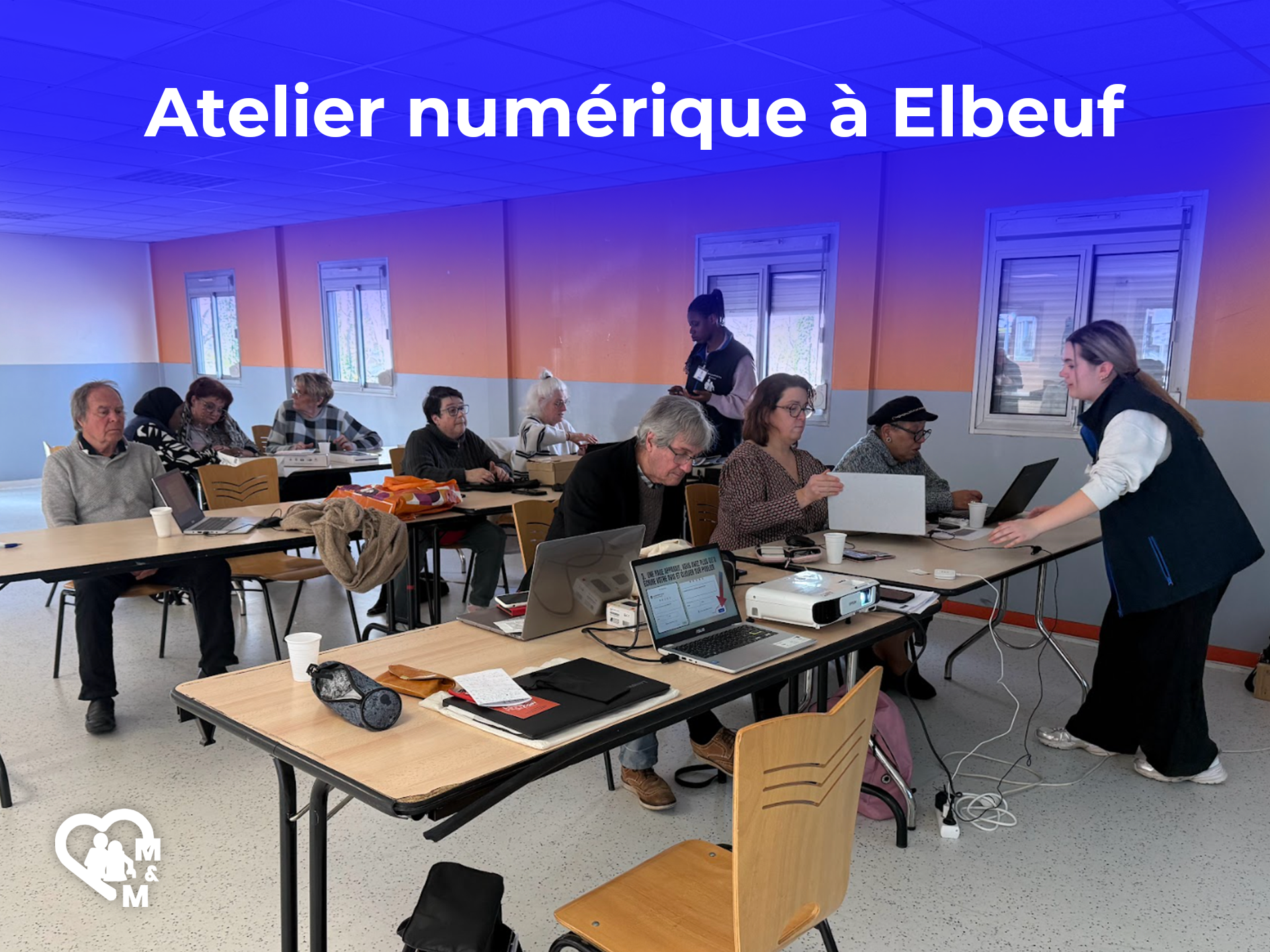 Atelier numérique pour les seniors à Elbeuf 💻